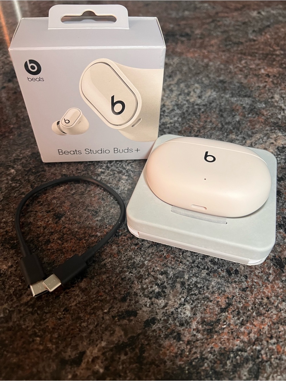 Beats by Dre Beats Studio Buds+ True Wireless Earbuds - Cream/Gold Accent